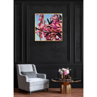 Картина на холсте «Розовый зефир» купить и заказать в Москве